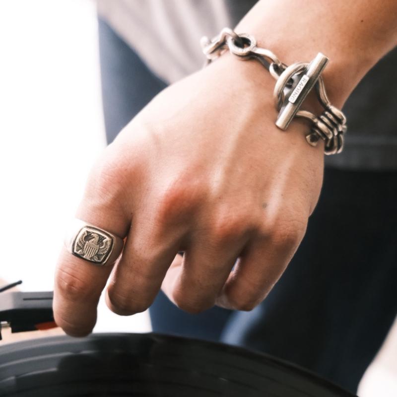 RAOING ローイング【Half Dollar Signet Ring】ハーフダラーシグネット