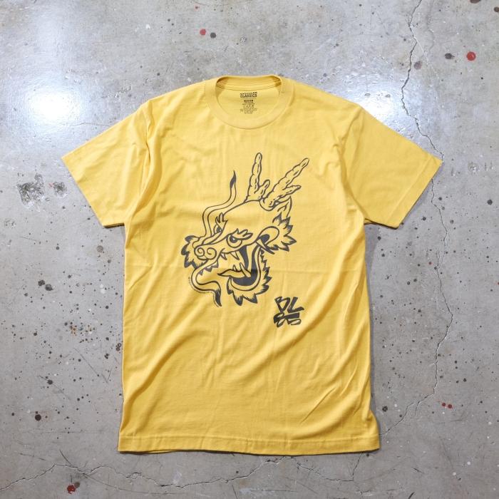 IMPORT T-SHIRTS【BRUCE LEE】≪YELLOW≫ブルースリープリントTシャツ 