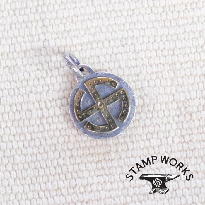 STAMP WORKS スタンプワークス【SWP-015】【Swastika Pendant】≪Brass