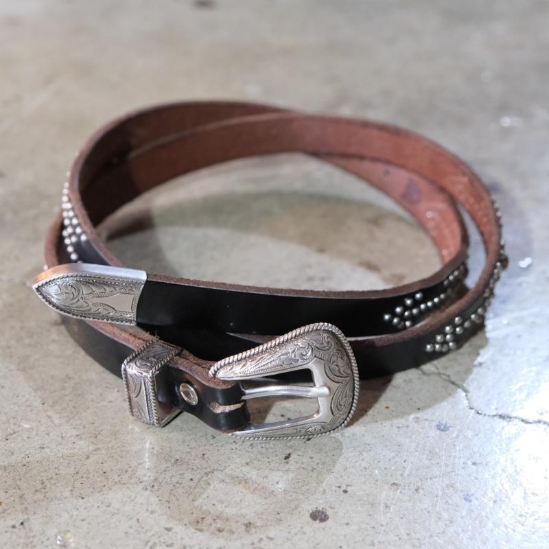 HTC エイチティーシー【STUDS BELT Wester Narrow Born&Arrow Umbrella