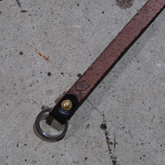 HTC エイチティーシー【Key Holder】ループキーホルダー スタッズ 牛革