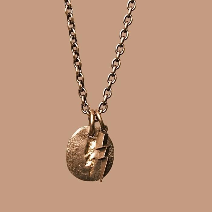 RAOING ネックレス RAOING ローイング【Thunder Metal Pendant K18 Braze】サンダーメタル