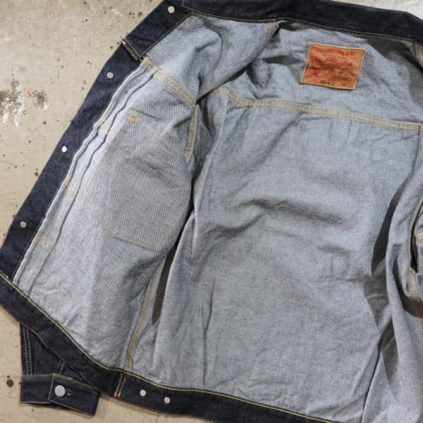 ポイント10倍！！STUDIO D'ARTISAN ステュディオ・ダ・ルチザン【SD-412】【100番台2ndタイプデニムジャケット】Gジャン 15oz ワンウォッシュの画像