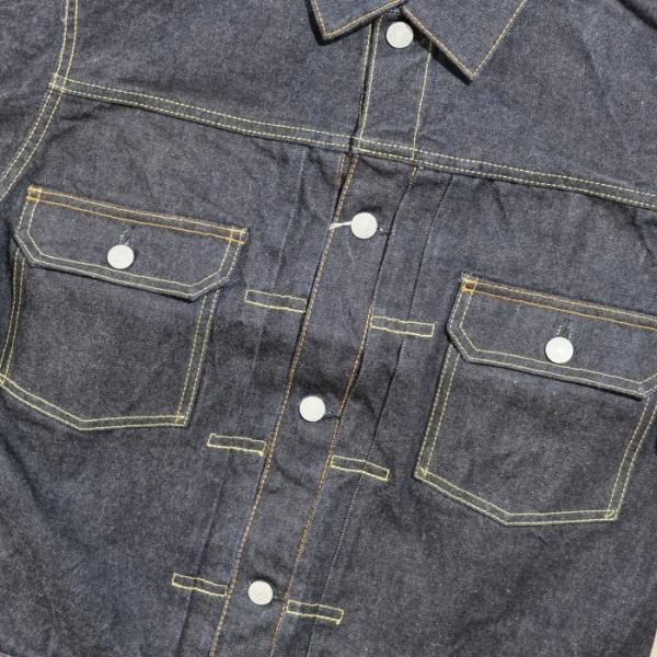 ポイント10倍！！STUDIO D'ARTISAN ステュディオ・ダ・ルチザン【SD-412】【100番台2ndタイプデニムジャケット】Gジャン 15oz ワンウォッシュの画像