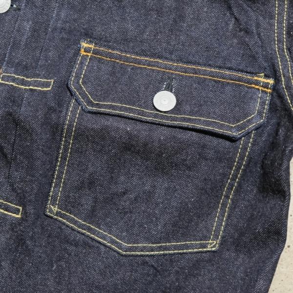 ポイント10倍！！STUDIO D'ARTISAN ステュディオ・ダ・ルチザン【SD-412】【100番台2ndタイプデニムジャケット】Gジャン 15oz ワンウォッシュの画像