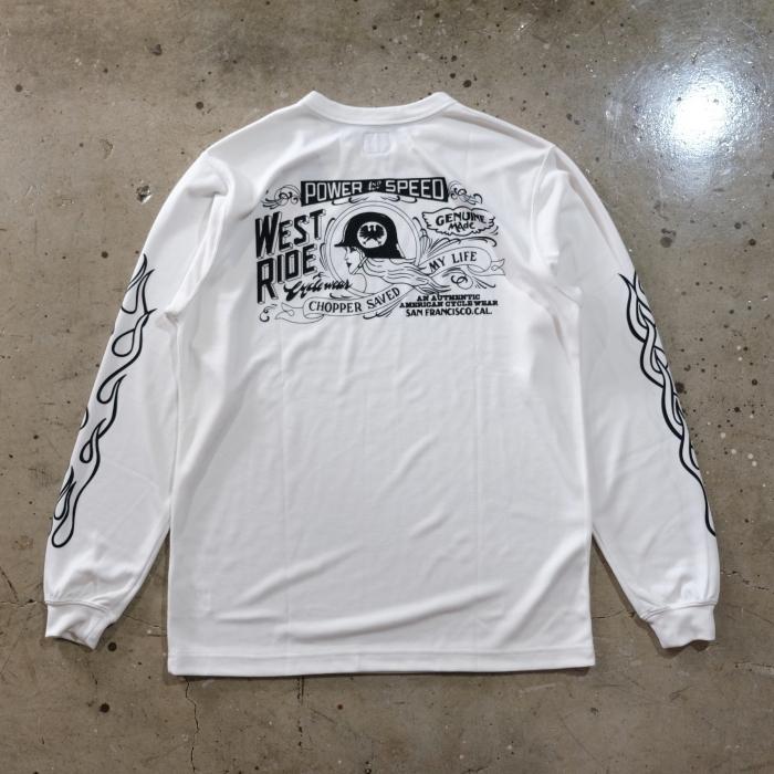 WESTRIDE ウエストライド【POWER DRY LONG TEE-2】≪POWER AND SPEED