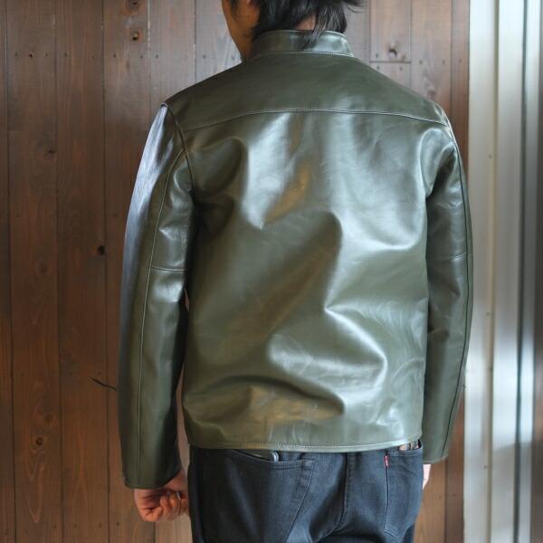 Y'2 LEATHER ワイツーレザー【PR-64】【VINTAGE HORSE  LIGHT SINGLE BREASTED JACKET≪BLACK≫】≪44XXL/46XXL≫シングルライダースジャケットの画像