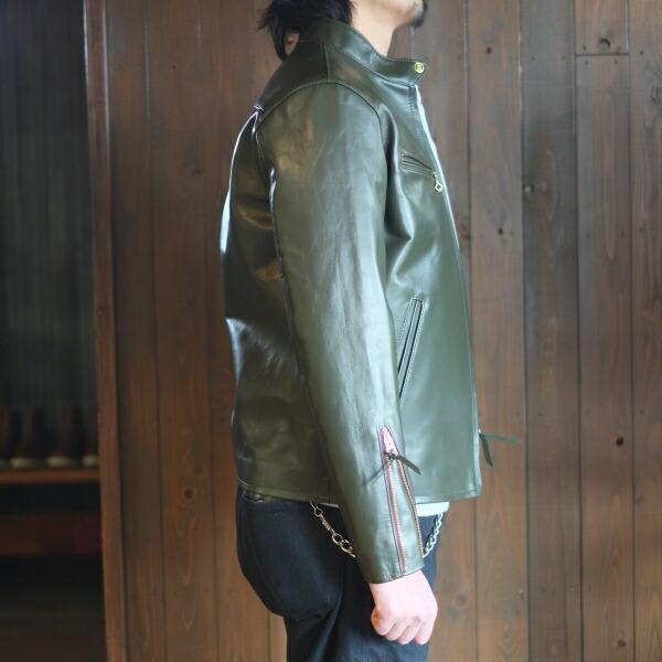 Y'2 LEATHER ワイツーレザー【PR-64】【VINTAGE HORSE  LIGHT SINGLE BREASTED JACKET≪BLACK≫】≪44XXL/46XXL≫シングルライダースジャケットの画像
