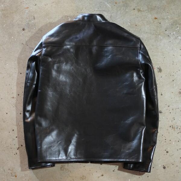 Y'2 LEATHER ワイツーレザー【PR-64】【VINTAGE HORSE  LIGHT SINGLE BREASTED JACKET≪BLACK≫】≪44XXL/46XXL≫シングルライダースジャケットの画像