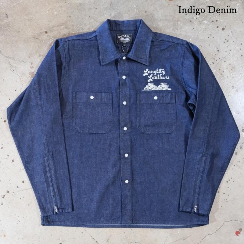 Langlitz Leathers ラングリッツレザーズ【Denim Long Sleeve Work