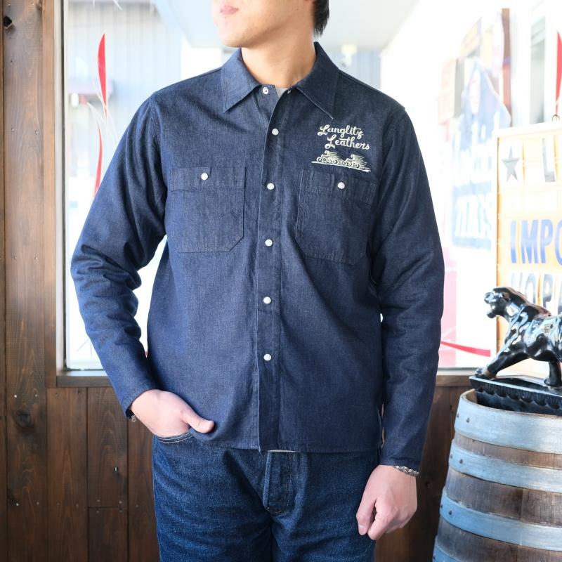 Langlitz Leathers ラングリッツレザーズ【Denim Long Sleeve Work