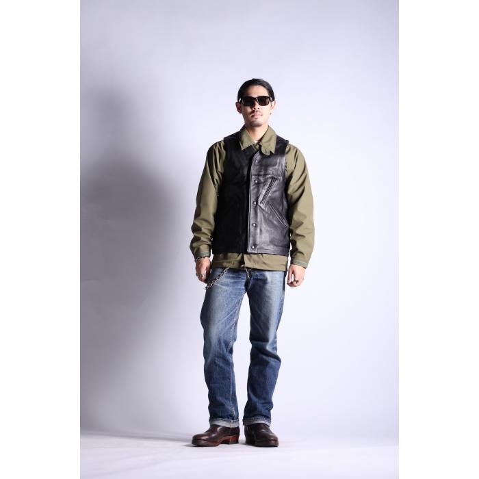 CYCLE NUT GARMENT サイクルナットガーメント【PAN-AM VEST】レザー