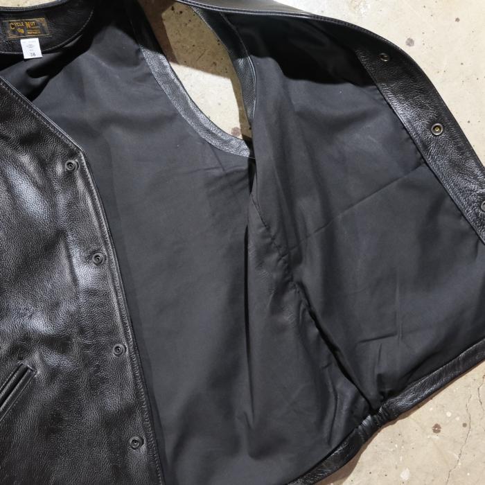 CYCLE NUT GARMENT サイクルナットガーメント【PAN-AM VEST】レザー
