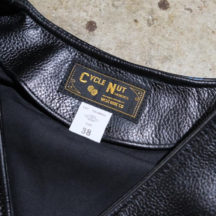 CYCLE NUT GARMENT サイクルナットガーメント【PAN-AM VEST】レザー