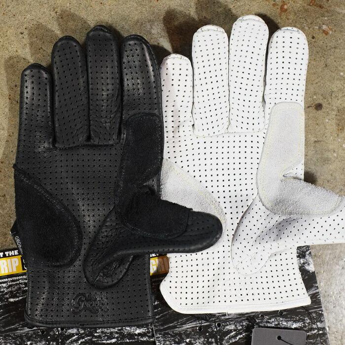 UNCROWD アンクラウド【UC-112-022】【LEATHER PUNCH MESH GLOVE