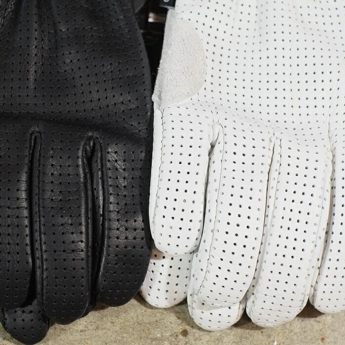 UNCROWD アンクラウド【UC-112-022】【LEATHER PUNCH MESH GLOVE