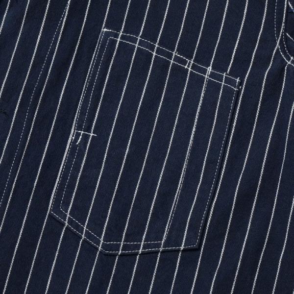 HEADLIGHT  ヘッドライト【HD15647】【HEADLIGHT 8oz. SPECIAL WOVEN STRIPE DENIM WORK COAT】ウーブンストライプカバーオール ワークコート 日本製 COTTON100%の画像