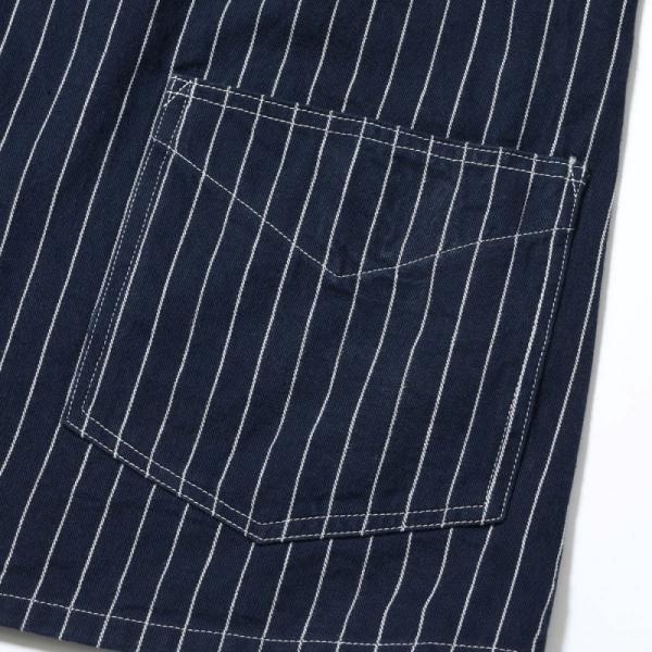 HEADLIGHT  ヘッドライト【HD15647】【HEADLIGHT 8oz. SPECIAL WOVEN STRIPE DENIM WORK COAT】ウーブンストライプカバーオール ワークコート 日本製 COTTON100%の画像