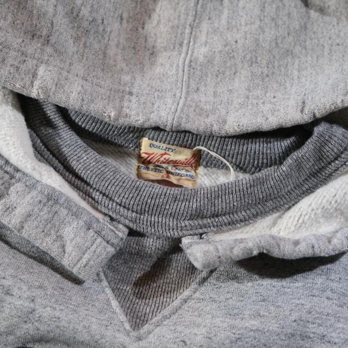 WHITESVILLE ホワイツビル【WV69583】【ATTACHED HOOD PARKA AGED MODEL】後付けスウェットパーカー フーディ エイジングモデル 加工 プリント 日本製_6
