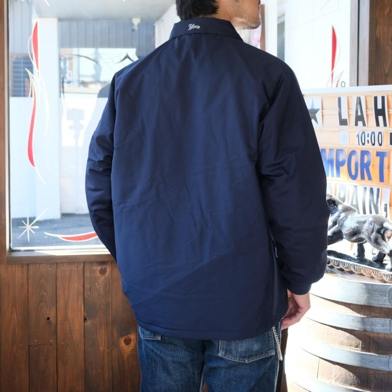 BLUCO ブルコ【147-31-051】【T/C COACH JACKET -QUILTING BLUCO ブルコ【147-31-051】【T/C COACH JACKET -QUILTING