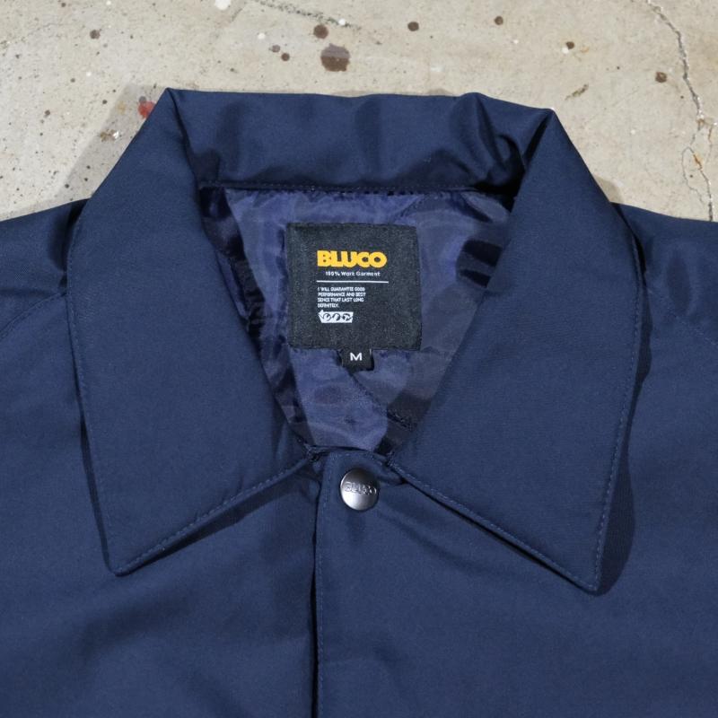 BLUCO ブルコ【147-31-051】【T/C COACH JACKET -QUILTING BLUCO ブルコ【147-31-051】【T/C COACH JACKET -QUILTING