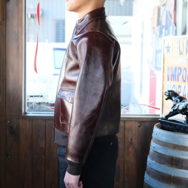 Y'2 LEATHER ワイツーレザー【A-2】【PULL UP HORSE Type A-2】プルアップホース Type A-2 馬革 革厚約1.6ｍｍ 日本製の画像