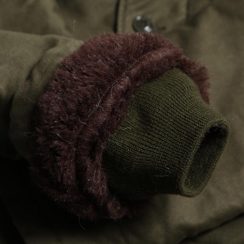 TROPHY CLOTHING トロフィークロージング【N-1 TR.mfg.Jacket】N-1デッキジャケット ミリタリー アルパカウール 日本製の画像