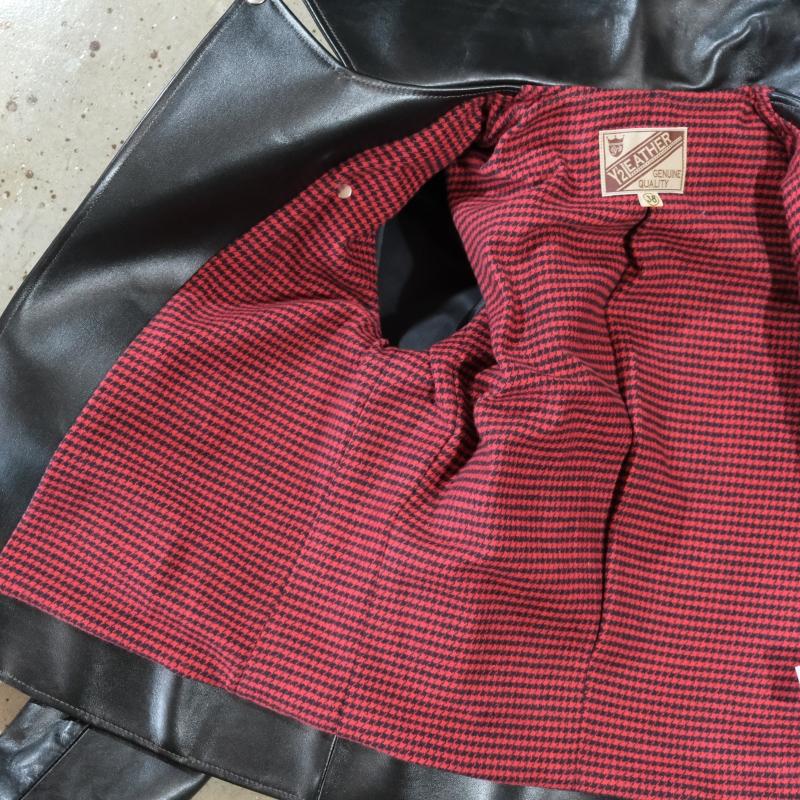 Y'2 LEATHER ワイツーレザー【HR-55】【VINTAGE HORSE D-POCKET DOUBLE RIDERS】ビンテージホースDポケットダブルライダース ライダースジャケット 馬革 日本製の画像