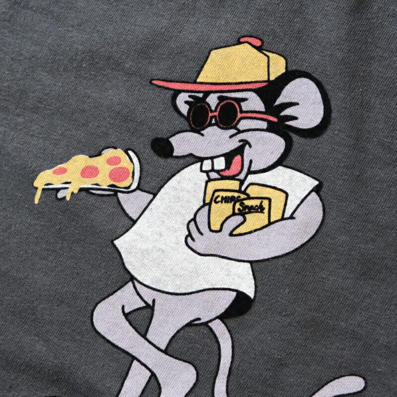Freerage フリーレイジ 223CC738-B【リサイクルコットン長袖Tシャツ】 ≪PIZZA AND SNACKS≫L/S Tee ロンTee リサイクルコットン100％ MADE IN JAPAN｜lahaina-mie｜05