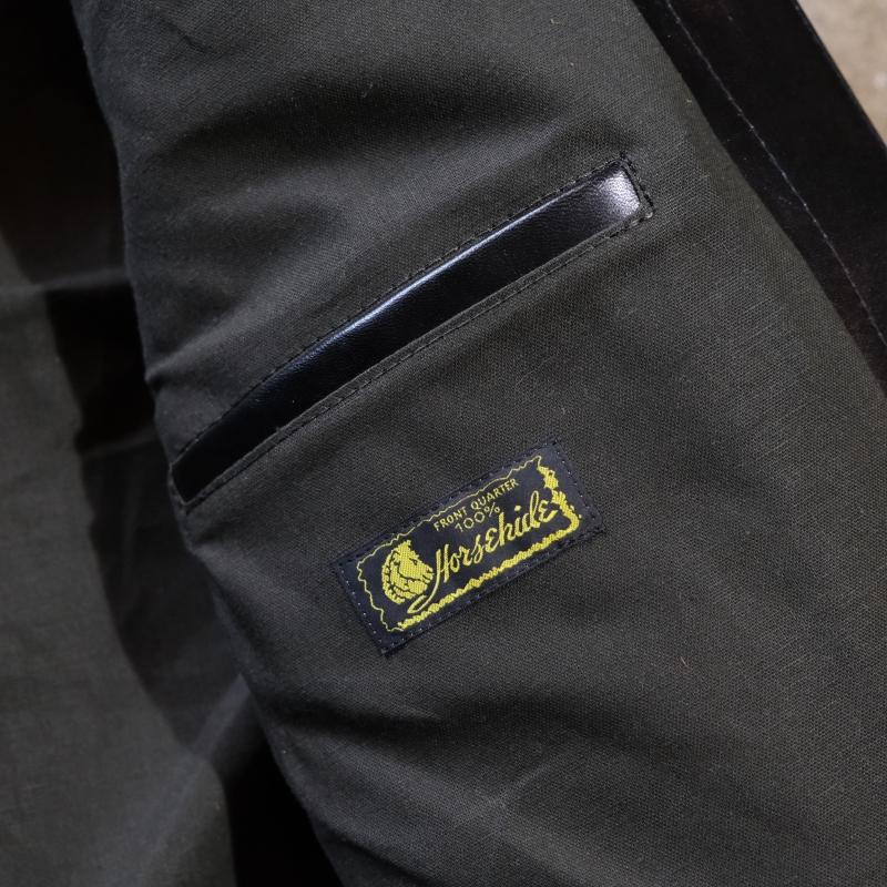 Y'2 LEATHER ワイツーレザー【LB-140】【ANILINE  HORSE 1st Type Gジャン】《アニリンホース BLACK》ホースハイドGジャン MADE IN JAPANの画像