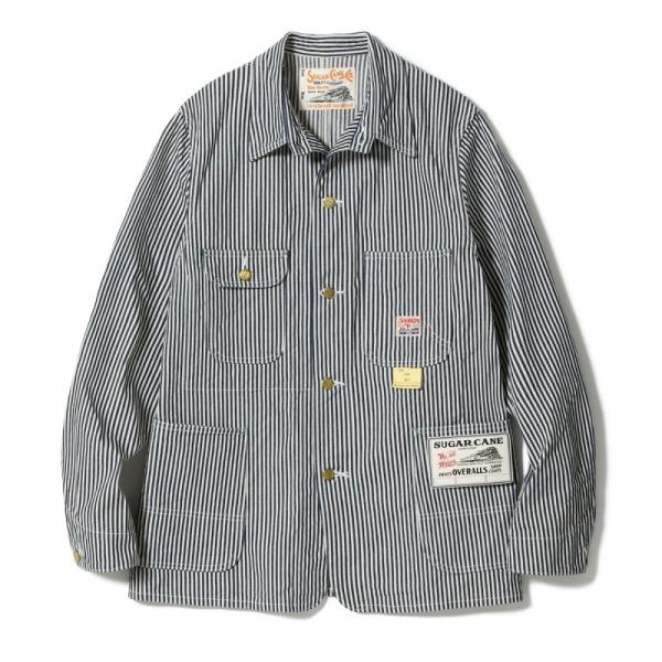 SUGAR CANE シュガーケーン【SC15656】【11oz. HICKORY STRIPE WORK