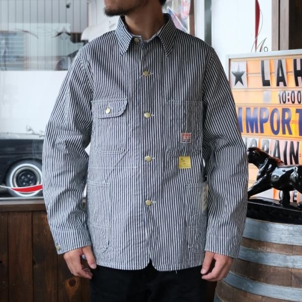 SUGAR CANE シュガーケーン【SC15656】【11oz. HICKORY STRIPE WORK