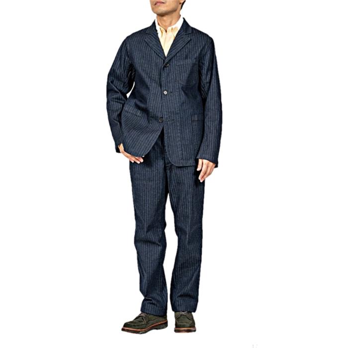 WORKERS ワーカーズ【Lounge Jacket】≪Indigo Herringbone≫ラウンジ