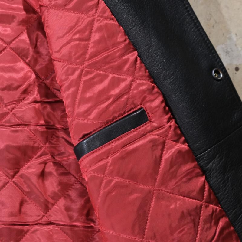 Y'2 LEATHER ワイツーレザー【SB-93】【STEER OIL PHARAOH JACKET】ステアオイル ファラオジャケット リブジャケット 牛革 革厚約1.3ｍｍ 日本製の画像