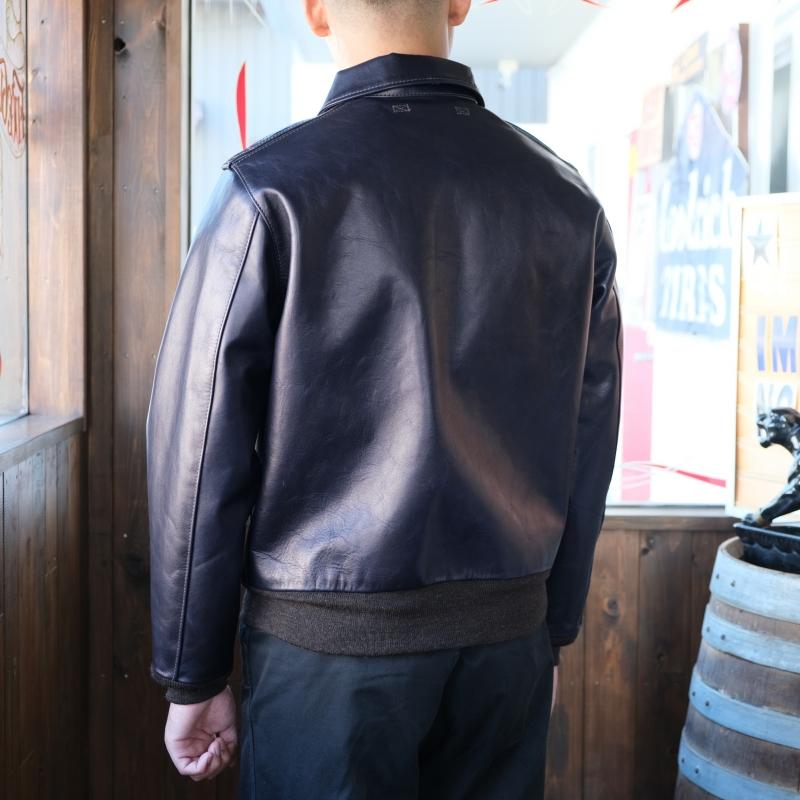 Y'2 LEATHER ワイツーレザー【A-2】【INDIGO HORSE Type A-2】インディゴホース Type A-2 馬革 革厚約1.3ｍｍ 日本製の画像