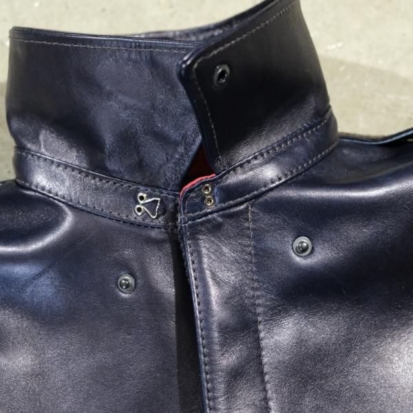 Y'2 LEATHER ワイツーレザー【A-2】【INDIGO HORSE Type A-2】インディゴホース Type A-2 馬革 革厚約1.3ｍｍ 日本製の画像