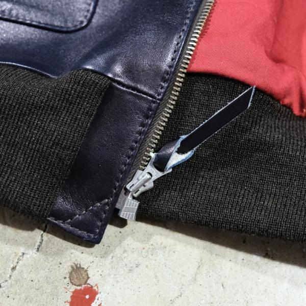 Y'2 LEATHER ワイツーレザー【A-2】【INDIGO HORSE Type A-2】インディゴホース Type A-2 馬革 革厚約1.3ｍｍ 日本製の画像