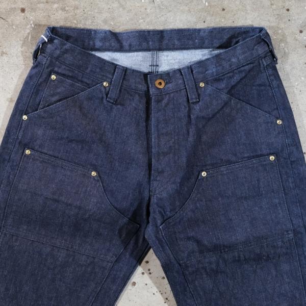 TROPHY CLOTHING トロフィークロージング【Lot.1706】【W Knee Garage Denim】Wニーガレージデニム ダイヤステッチ｜lahaina-mie｜03