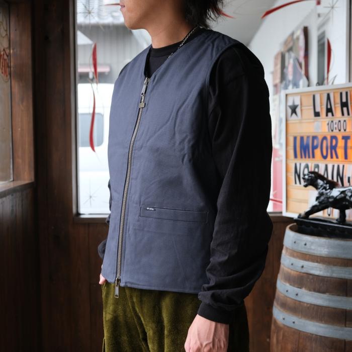 BLUCO ブルコ【155-35-012】【V NECK DUCK VEST】Vネックダックベスト