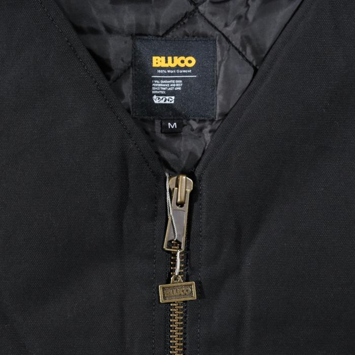 BLUCO ブルコ【155-35-012】【V NECK DUCK VEST】Vネックダックベスト
