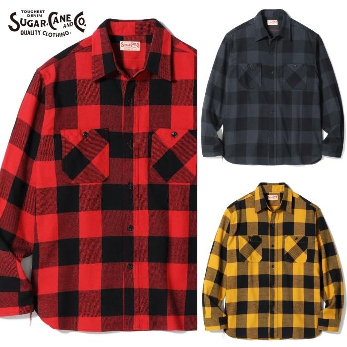 SUGAR CANE シュガーケーン【SC29557】【TWILL CHECK WORK SHIRT
