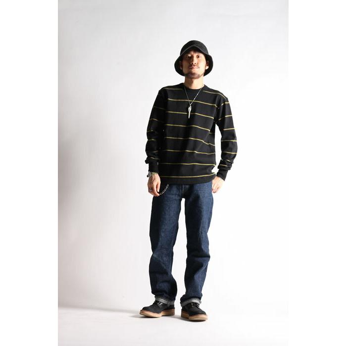 WEST RIDE ウエストライド【HEAVY BORDER L/S TEE】ボーダー長袖T