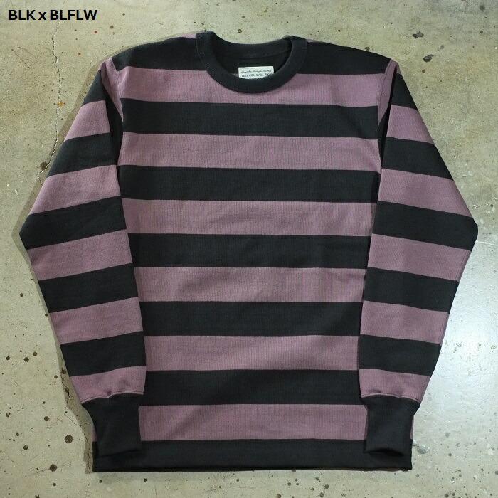 WEST RIDE ウエストライド【HEAVY BORDER L/S TEE】ボーダー長袖T