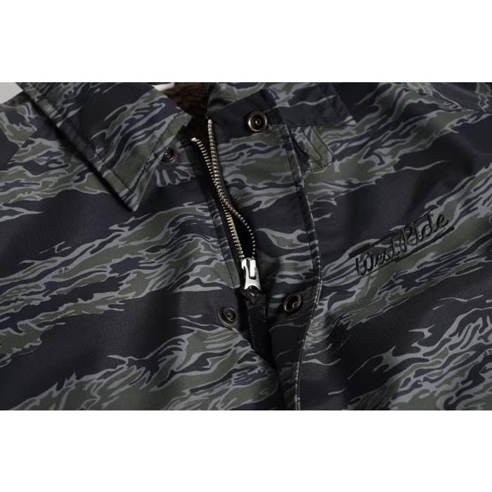 WESTRIDE ウエストライド【CYCLE FUR WINDBREAKER】≪NIGHT TIGER≫ サイクルファーウィンドブレーカー SUPPLEX生地 ダブルジップ 防水/防風の画像