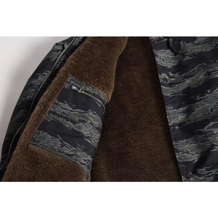 WESTRIDE ウエストライド【CYCLE FUR WINDBREAKER】≪NIGHT TIGER≫ サイクルファーウィンドブレーカー SUPPLEX生地 ダブルジップ 防水/防風の画像