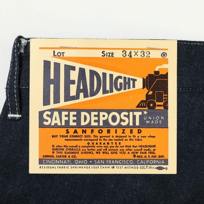 HEADLIGHT ヘッドライト【HD42555】【HEADLIGHT 11oz. BLUE DENIM ZIP