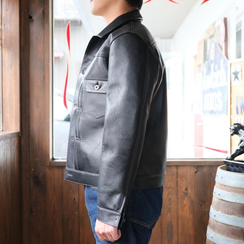 Y2LEATHER エコホース　EB-140 ブラックレザージャケット 40 ワイツーレザー レザージャケット Y'2 LEATHER EB-140 ECO HORSE 1st