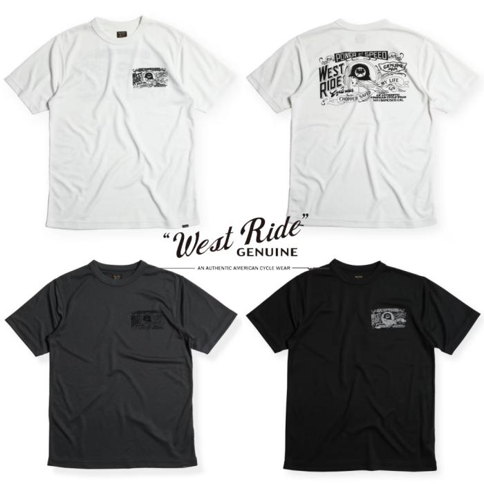 WESTRIDE ウエストライド【POWER DRY TEE-2】≪AND SPEED≫ パワー