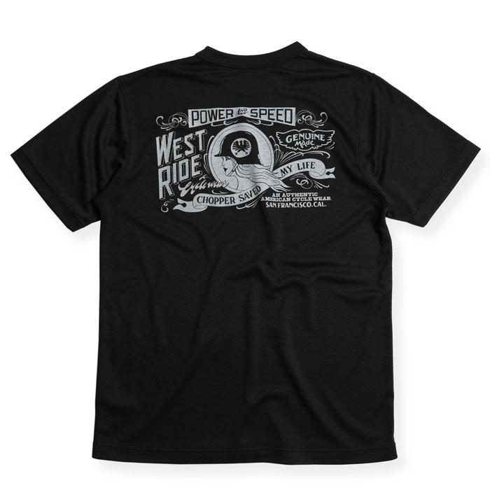 WESTRIDE ウエストライド【POWER DRY TEE-2】≪AND SPEED≫ パワー