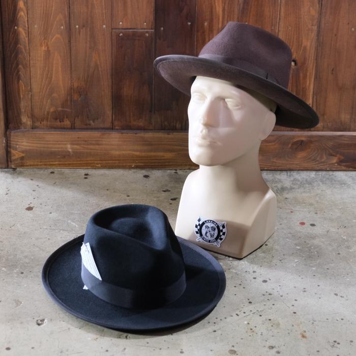 帽子 J.J. WILLIAMS Mr.Fatman two dollar XL J.J. WILLIAMS FEDORA By Mr.FATMAN J.Jウィリアムズ【TWO DOLLAR WOOL